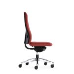 FlexoBalance 156GW, Bürodrehstuhl, rot, ohne Armlehnen, Seitenansicht